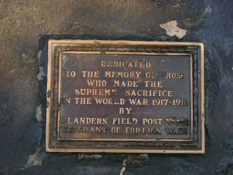 Zoom on the image : Flanders Field Flagstaff 